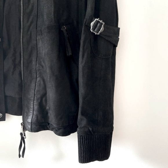 Alexandre Plokhov Suede Leather Bomber Jacket 50​​​​​ - Picture 3 of 13